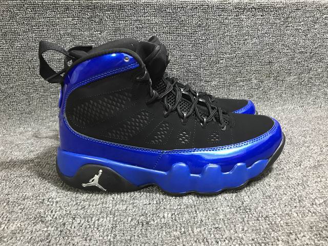 Air Jordan 9 AJ IX Men's Basketball Shoes Black Blue